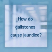 How do gallstones cause jaundice